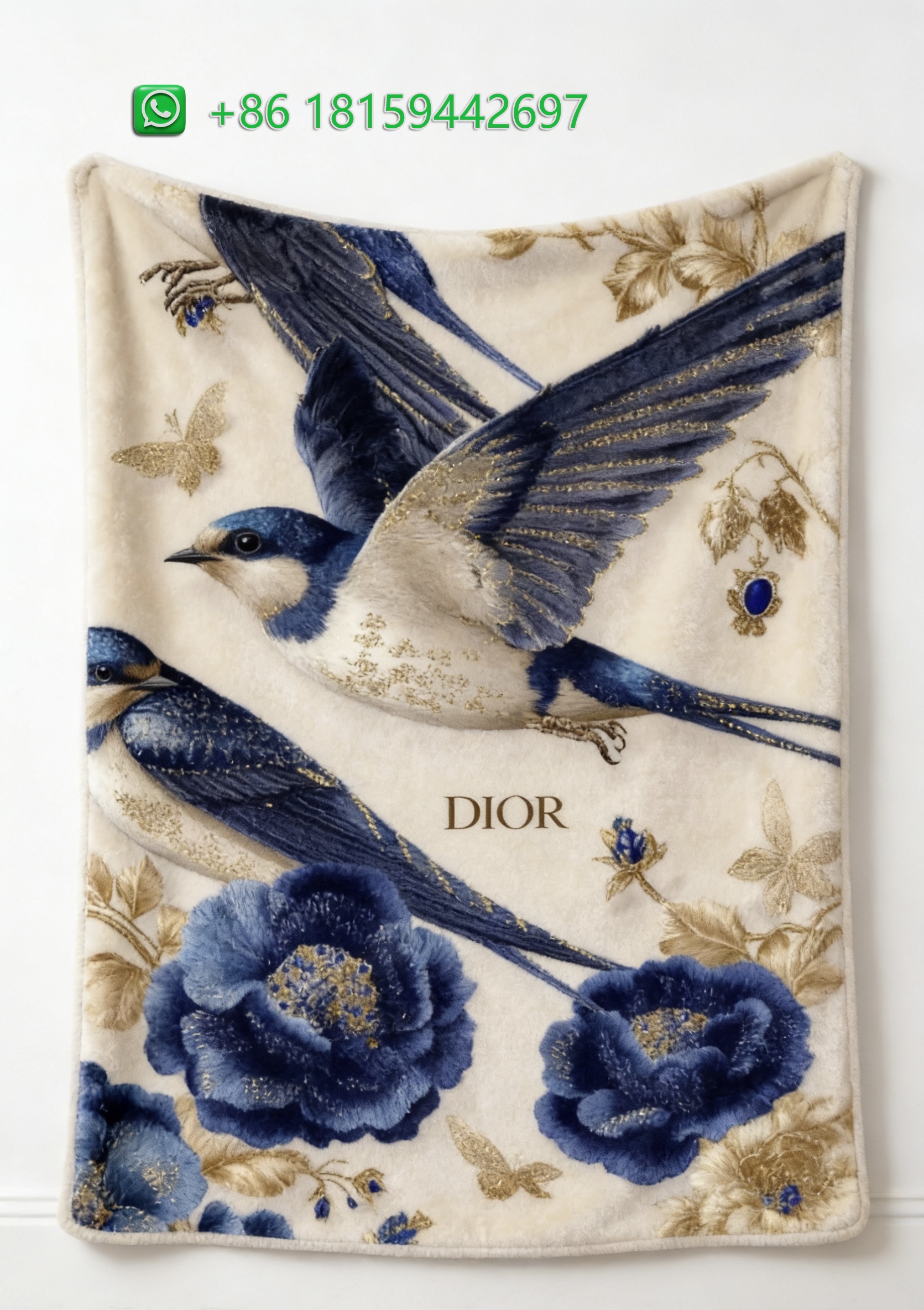 Dior Throw Blankets